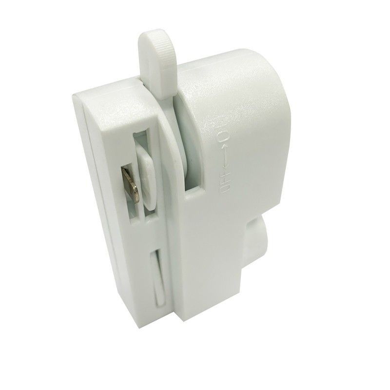 Conector/adaptador de luz de riel monofásico