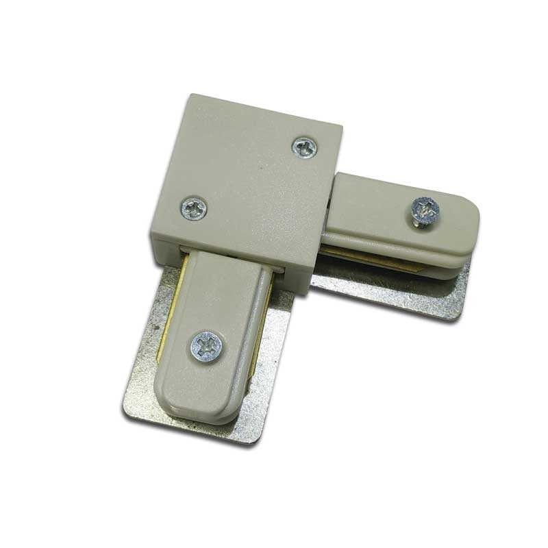 Conector rígido carril monofásico 90º