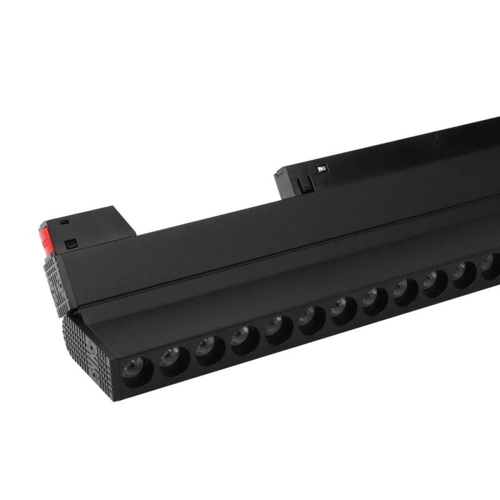 Spot linéaire orientable sur rail magnétique RGB + CCT - 12W - UGR18 - Mi Light - Noir