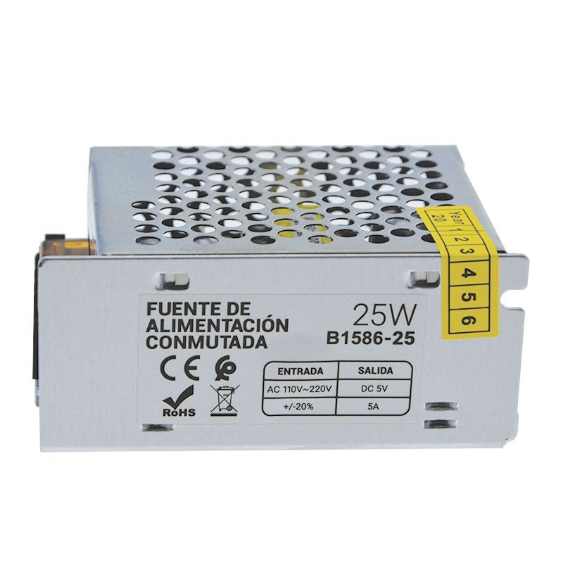 Fuente de alimentación conmutada de 5 V y 25 W