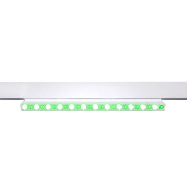 Spot linéaire orientable sur rail magnétique RGB + CCT - 12W - UGR18 - Mi Light - Blanc