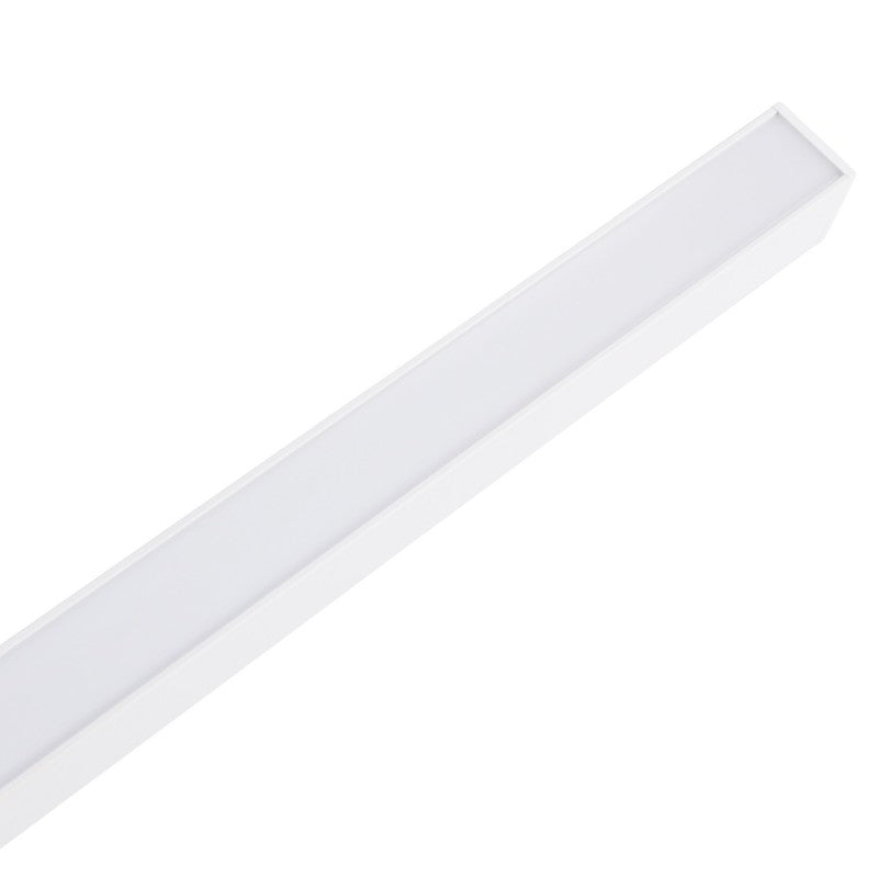 Spot LED linéaire opale sur rail magnétique 48V - 20W - Blanc