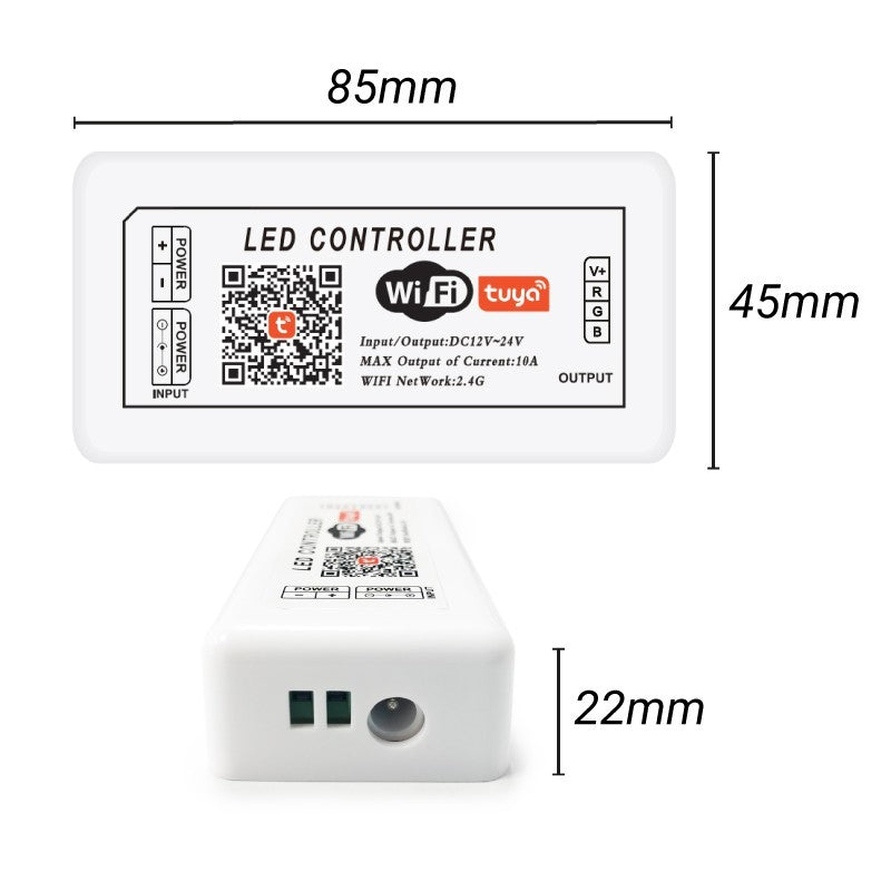 Contrôleur LED SMART+ WIFI RGB 12/24V 3 canaux