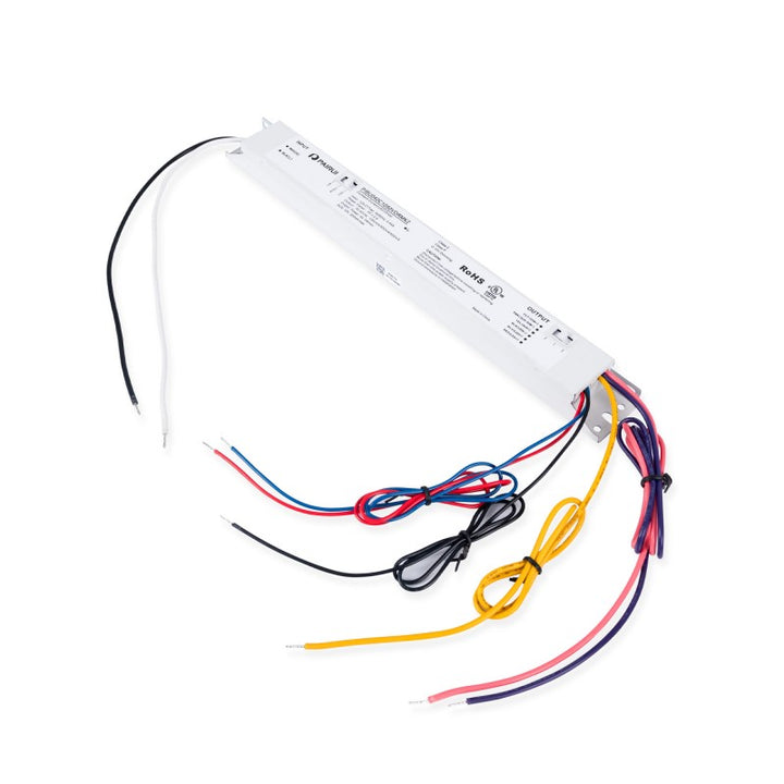 Driver para LED lineal CCT - Regulable 0-10V + alimentación 12V - 30-42V DC - 44W - 650-1050mA