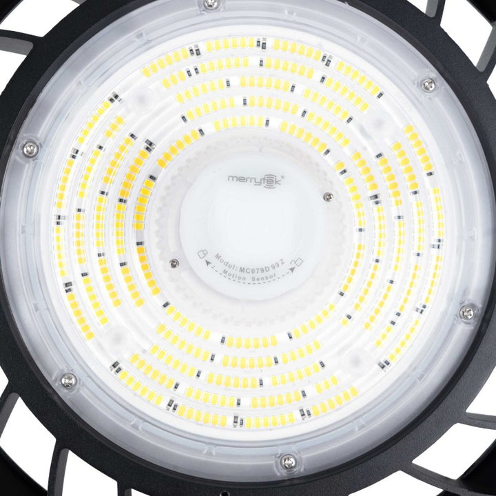 Lámpara colgante LED industrial con sensor de movimiento por microondas B8155