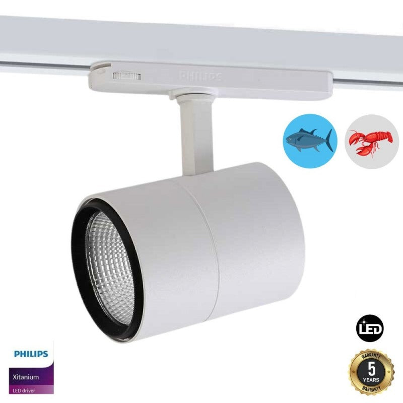 Spot LED triphasé 30W spécial poissons et fruits de mer