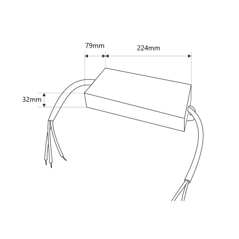 Alimentation LED 24V étanche 300W extra-plate - 12.5A - IP67