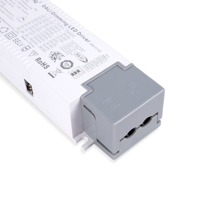 Driver dimmable par DALI + 1/0-10V + PUSH - 9-42V DC - 58W - Courant multiple (700-1400mA)