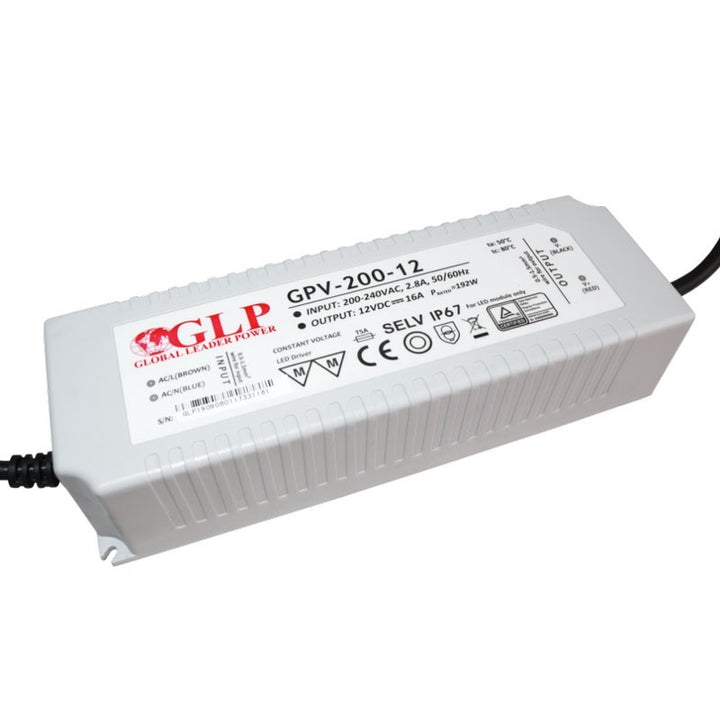 Alimentation LED étanche 12V DC - 200W  - IP67 - GLP