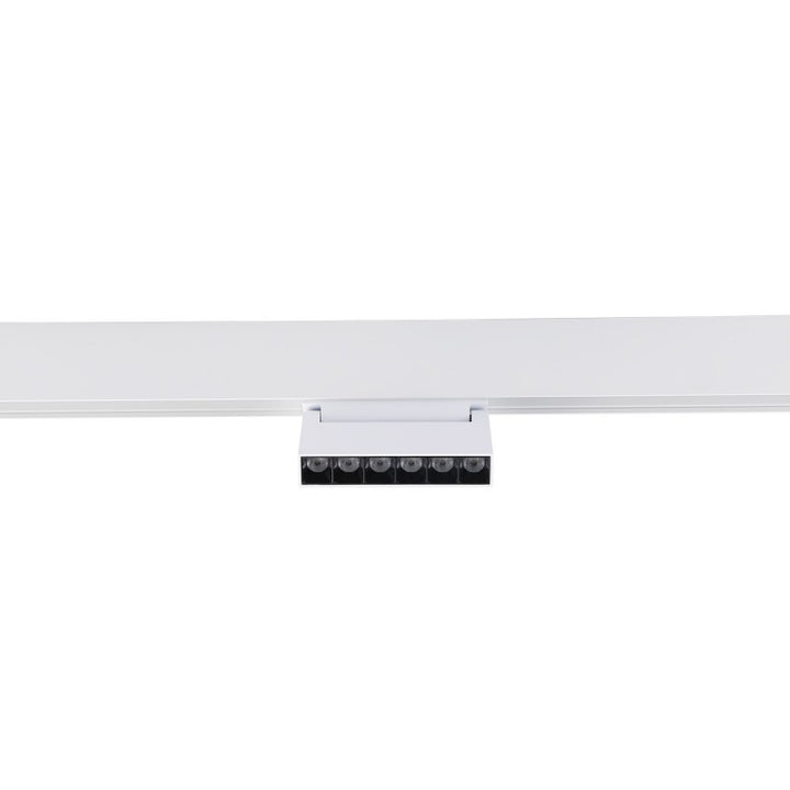 Spot LED linéaire orientable sur rail magnétique 48V - 6W - UGR16 - Blanc