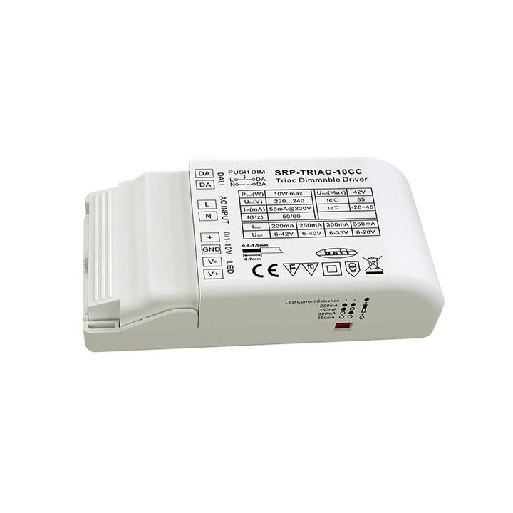 Driver Dimmable TRIAC DALI PUSH 0/1-10V 10W (200-350mA)