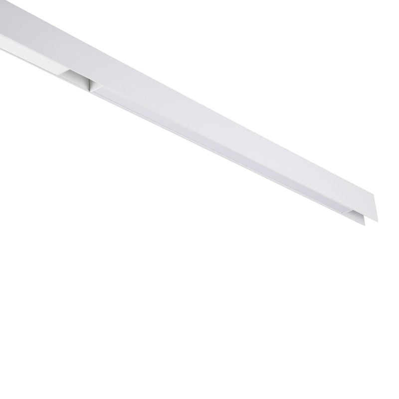 Spot LED linéaire opale sur rail magnétique 48V - 20W - Blanc