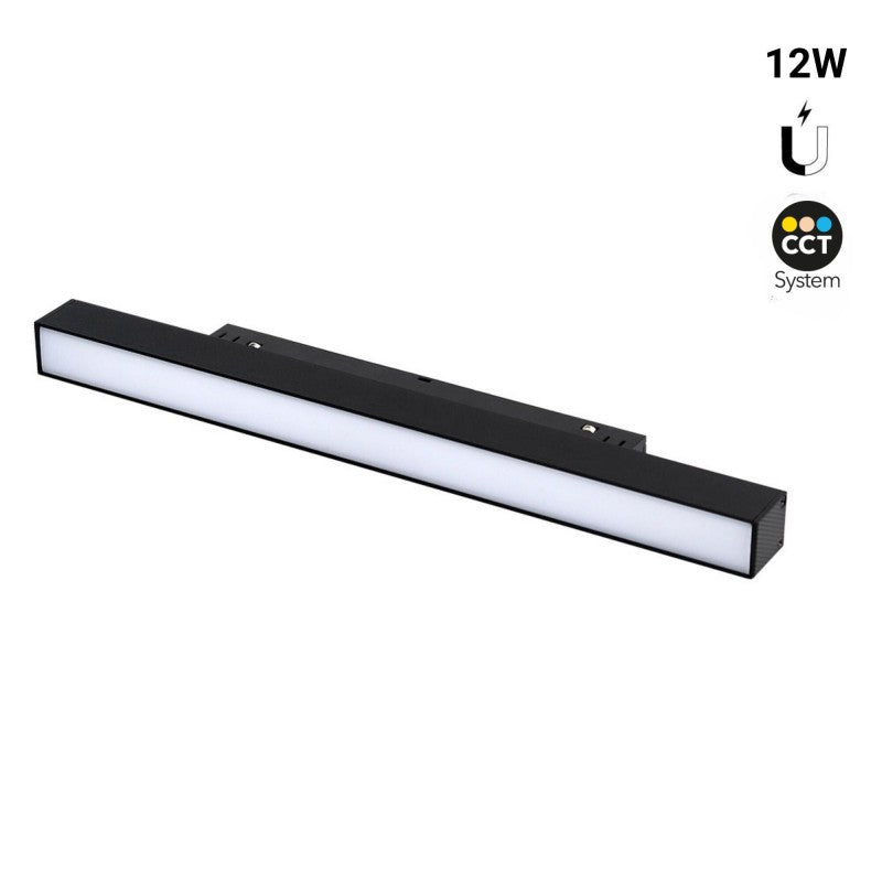 Foco lineal Opal sobre carril magnético CCT - 12W - Mi Light