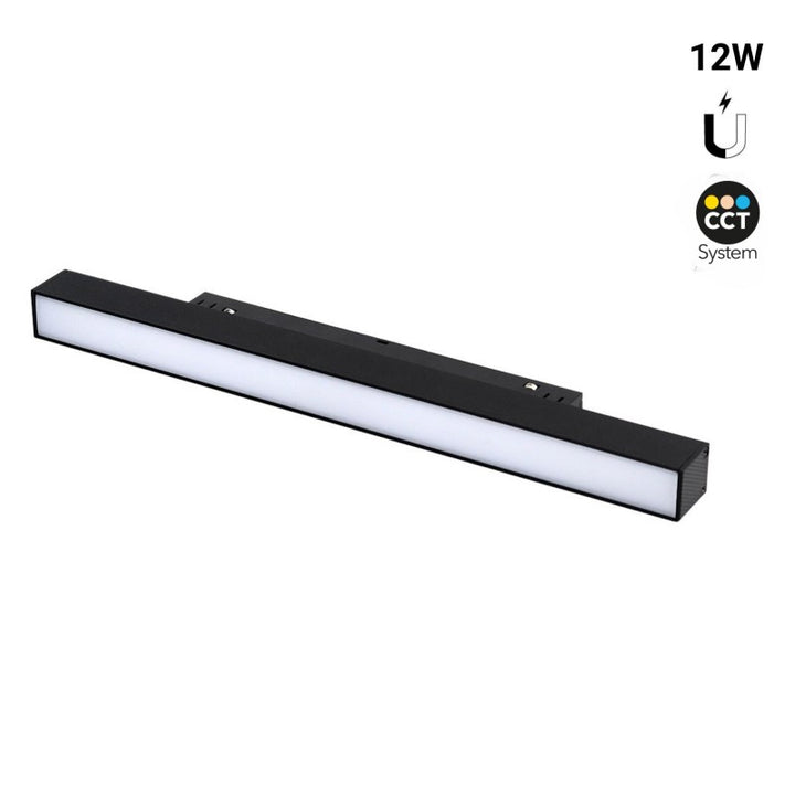 Spot linéaire opale sur rail magnétique CCT - 12W - Mi Light