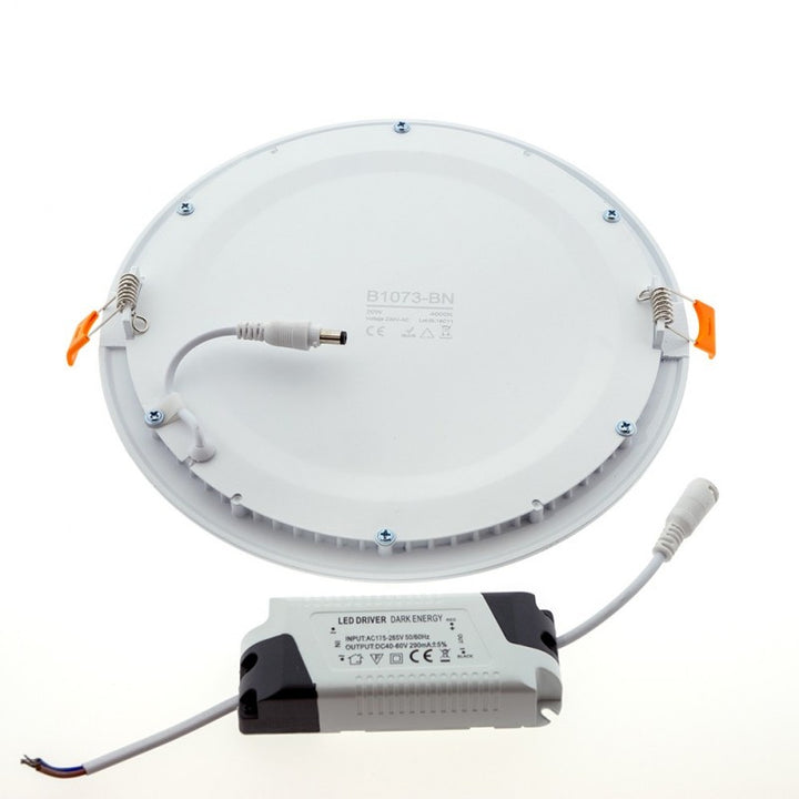 Downligtht LED encastrable circulaire 18W - Découpe Ø 205 mm