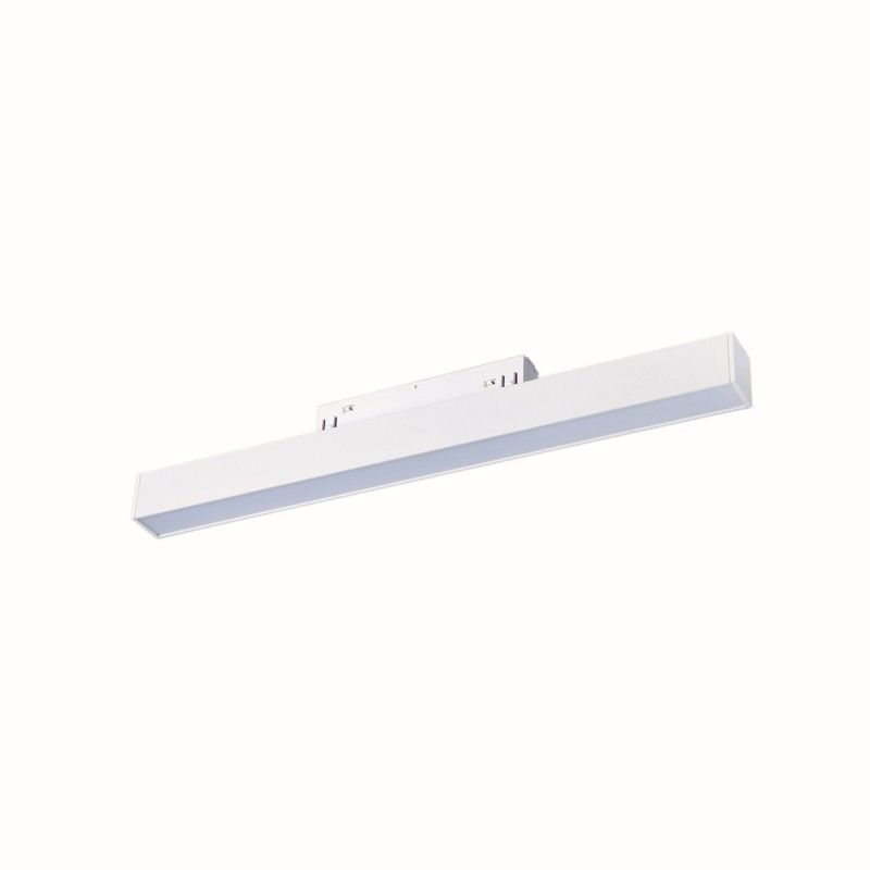 Foco LED lineal Opal sobre carril magnético 48V - 10W - Blanco