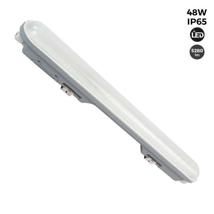 Réglette étanche LED connectable 48W - 150cm - IP65 - 4000K