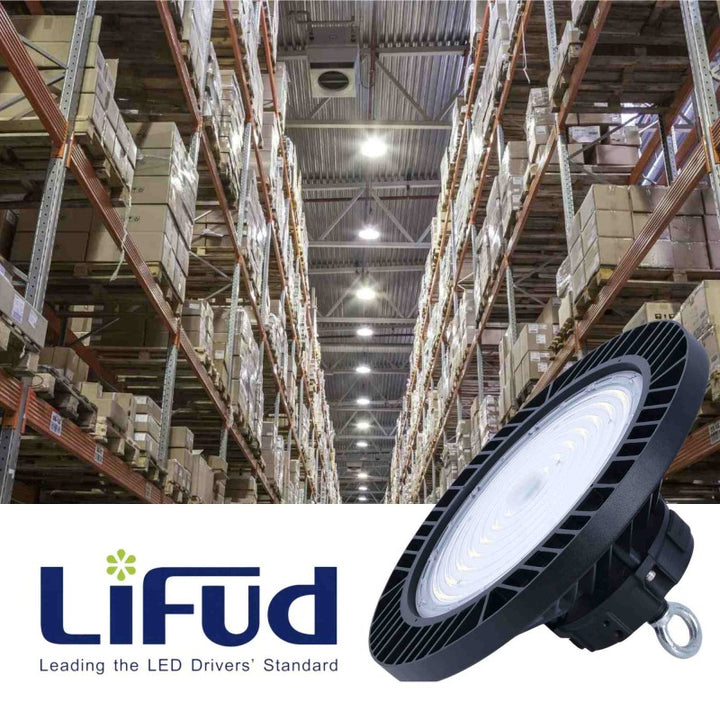 Lámpara colgante LED industrial - 200W - PHILIPS Lumileds - Driver LIFUD - 5000K - IP65 - 5 años de garantía