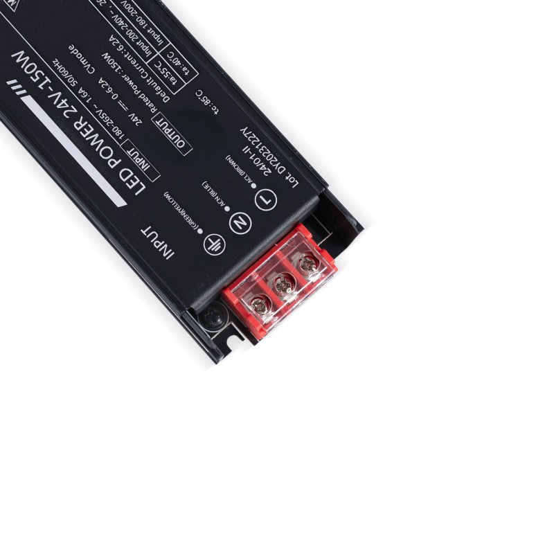 Alimentation LED 24V 150W extra-plate - 6.25A - Haute efficacité - IP20