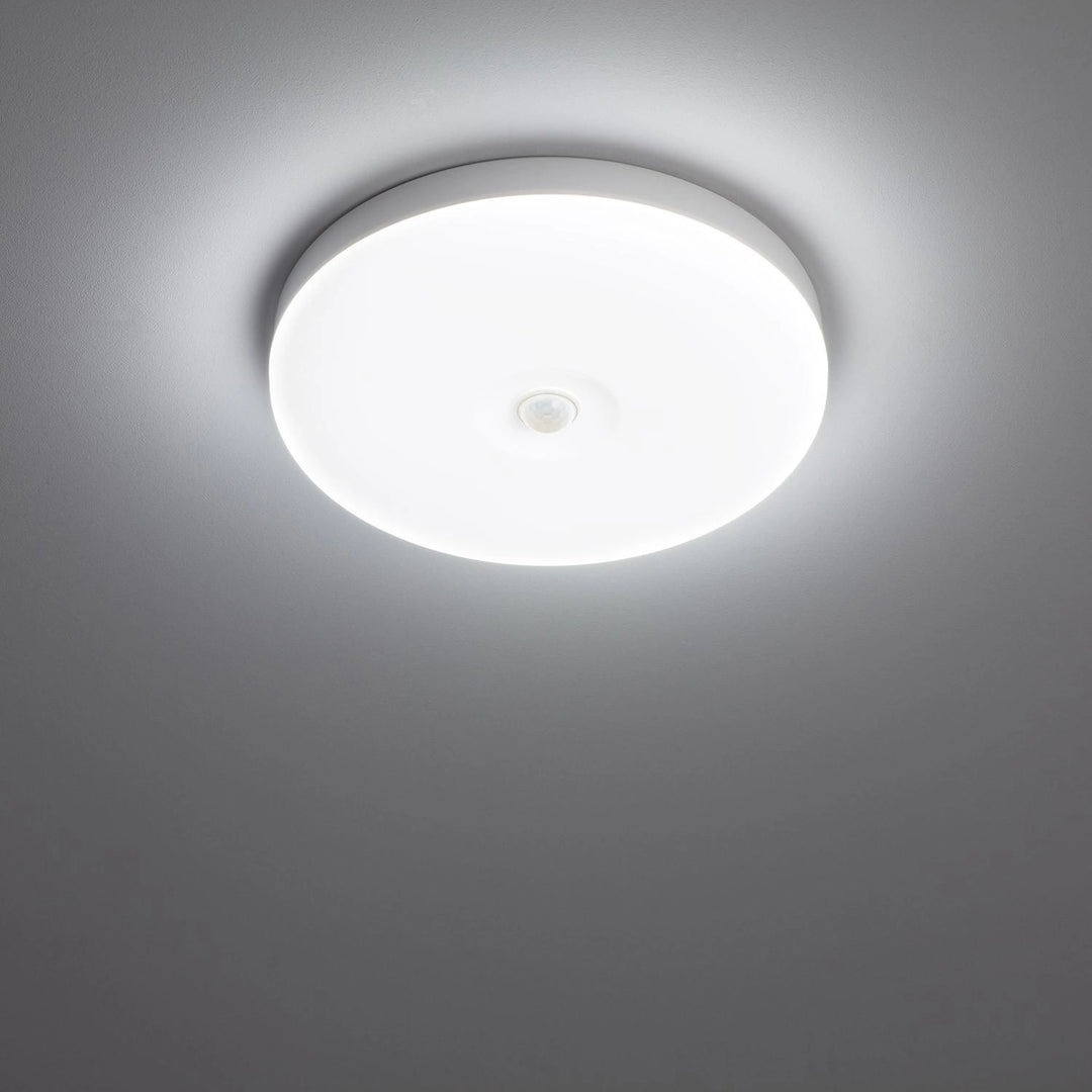 Plafonnier LED 12W Ø216 mm No Flicker avec Détecteur de Présence PIR et Crépusculaire