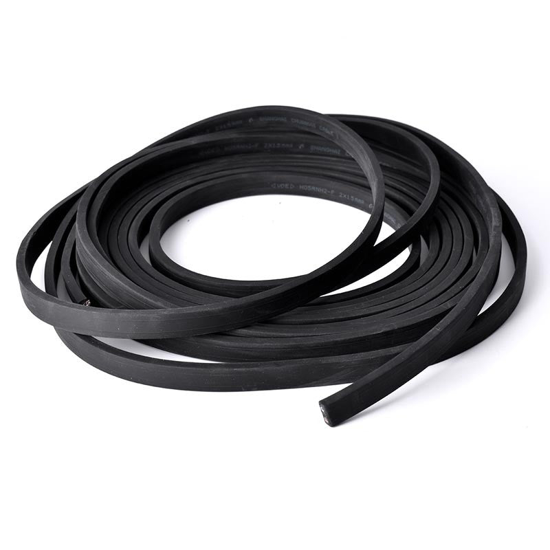 Cable plano negro 2x1,5mm para guirnalda por metros