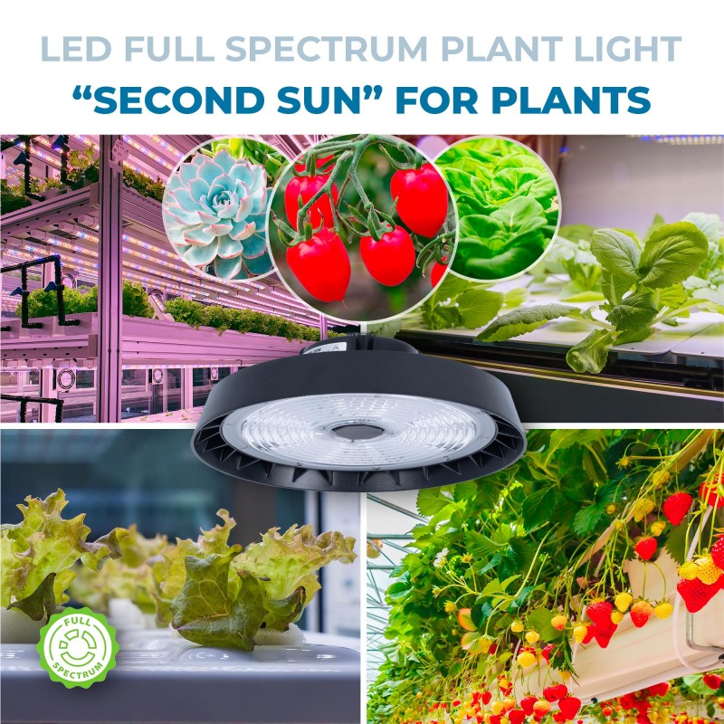 Lámpara LED de cultivo de espectro completo - 150 W - Lámpara de cultivo para crecimiento y floración