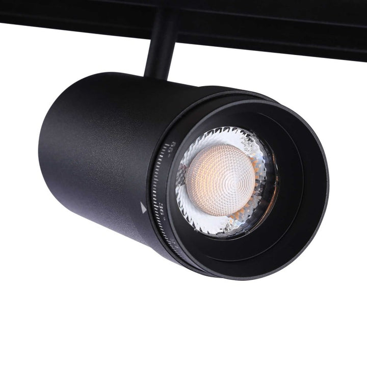 Spot LED sur rail magnétique avec Zoom 10°-55º - 48V - 12W