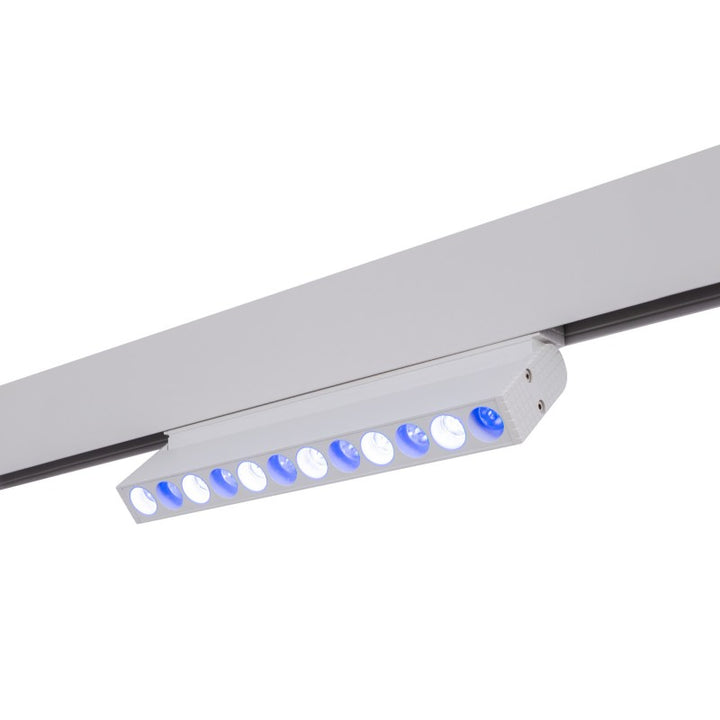 Spot linéaire orientable sur rail magnétique RGB + CCT - 6W - UGR18 - Mi Light - Blanc