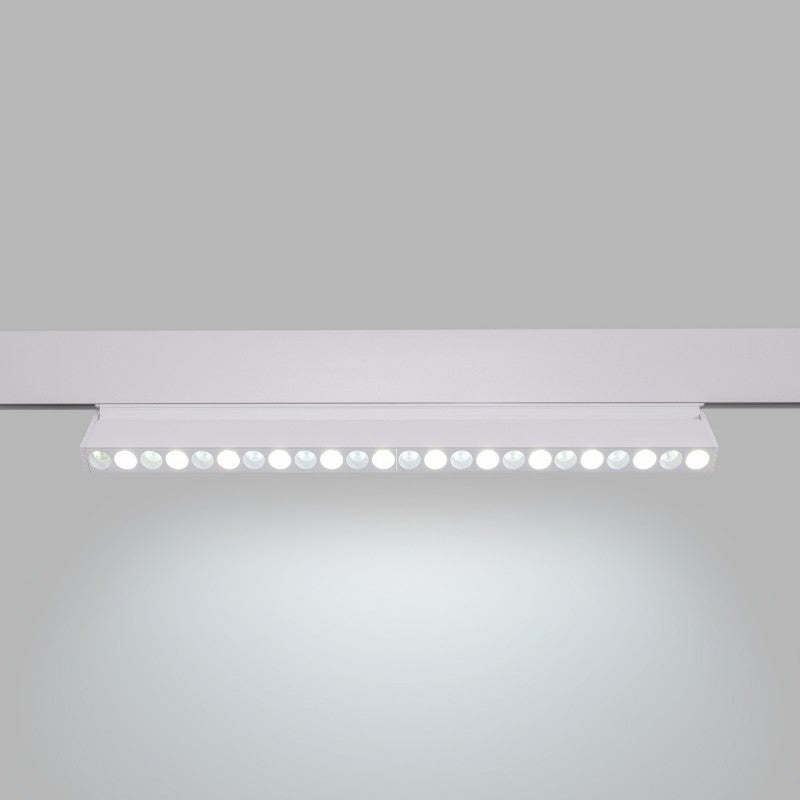 Spot linéaire orientable sur rail magnétique CCT - 20W - UGR18 - Mi Light - Blanc