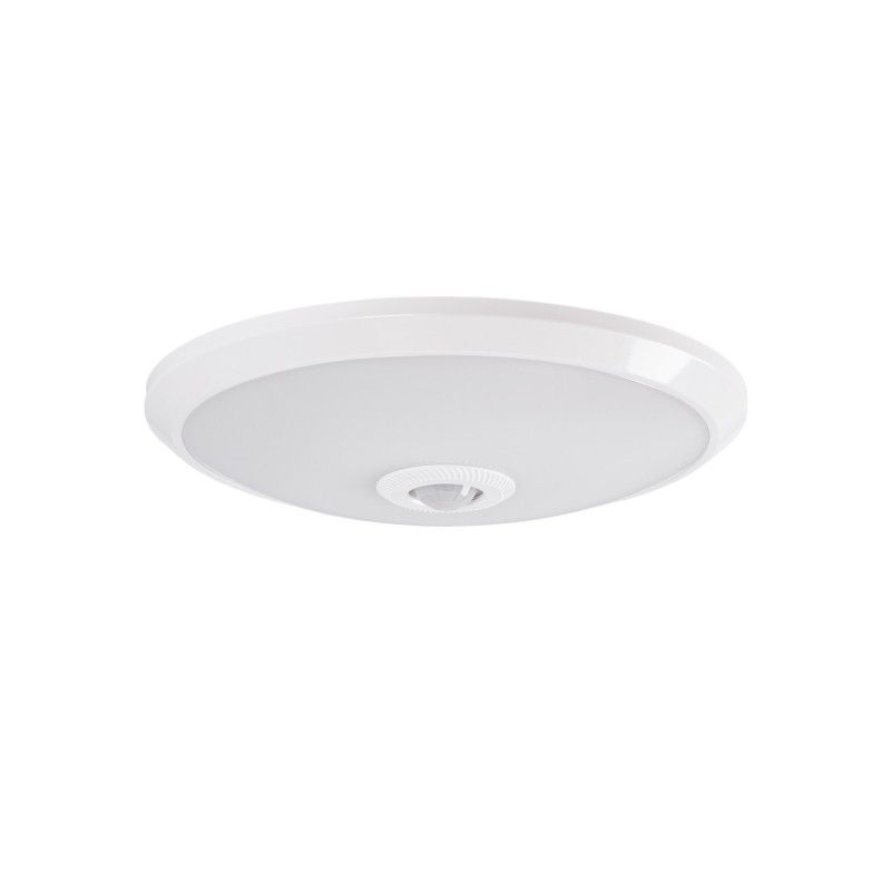 Plafonnier LED avec capteur PIR - 20W - Ø30cm - IP20