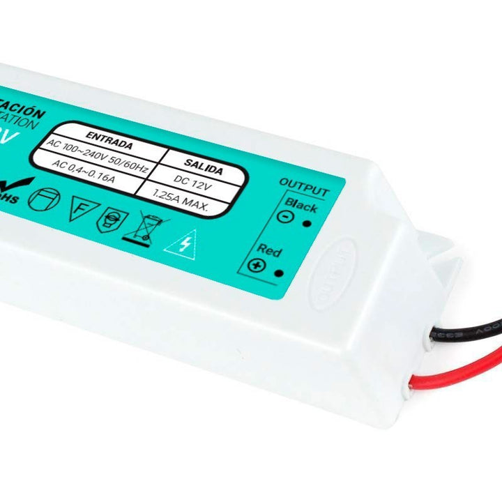 Alimentation étanche IP67 12V 15W