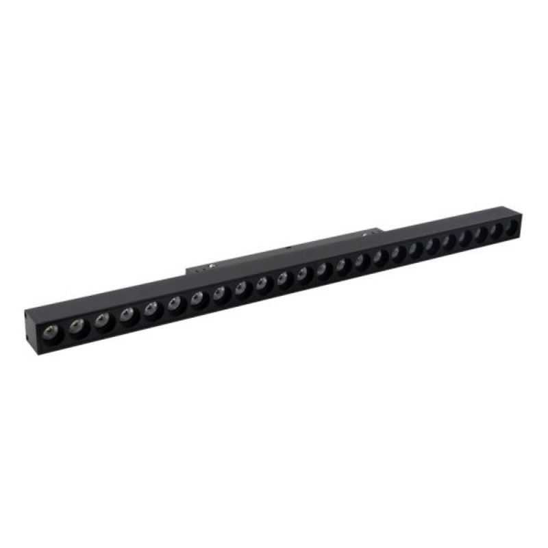 Spot linéaire sur rail magnétique RGB + CCT - 12W - UGR18 - Mi Light - Noir