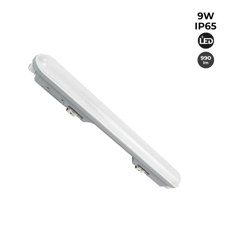 Réglette étanche LED connectable 9W - 60cm - IP65 - 4000K