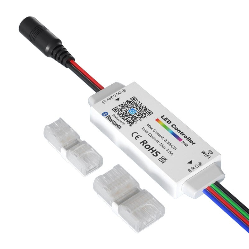 Mini contrôleur RGB - WiFi + Bluetooth - 5-24V DC - 3,5A