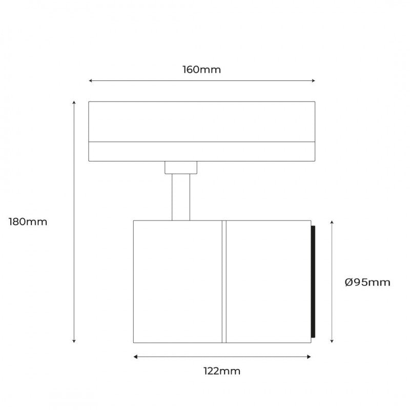 Foco LED trifásico de 30W especialmente diseñado para panaderías