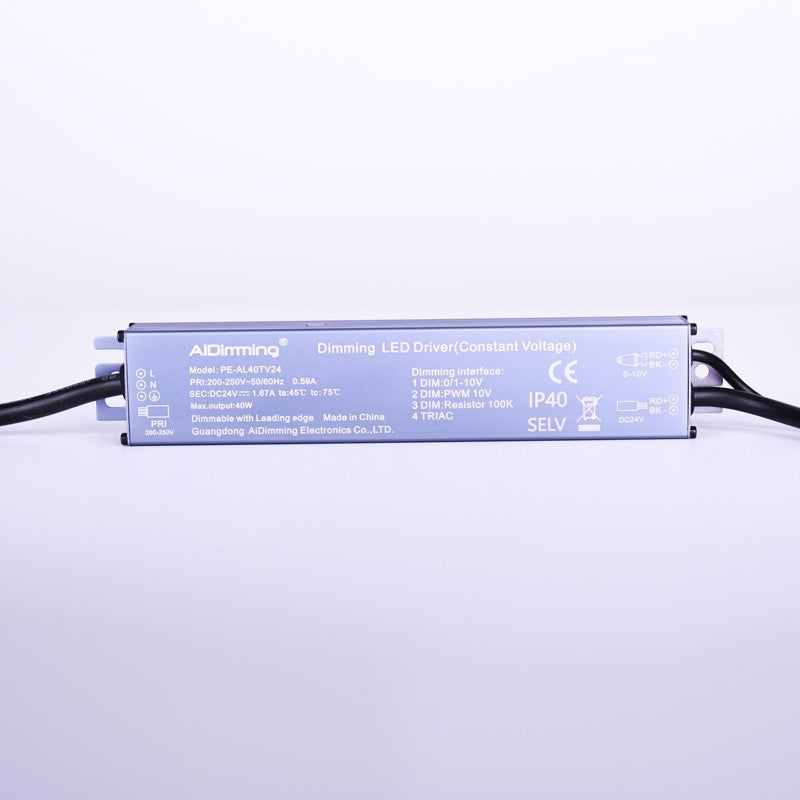 Transformateur Triac dimmable DC 24V 42W 1.67A IP40