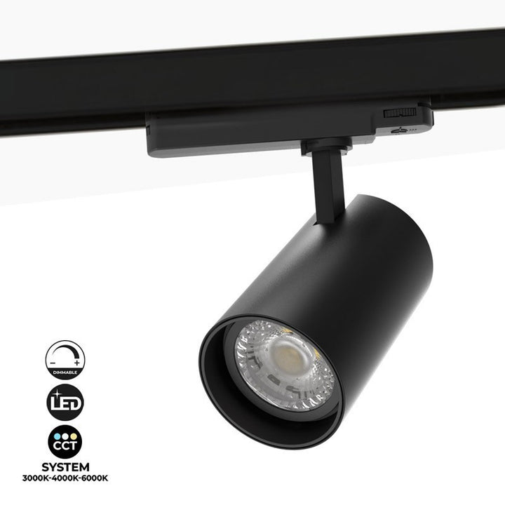 Spot rail triphasé LED 36W CCT Triac Dimmable