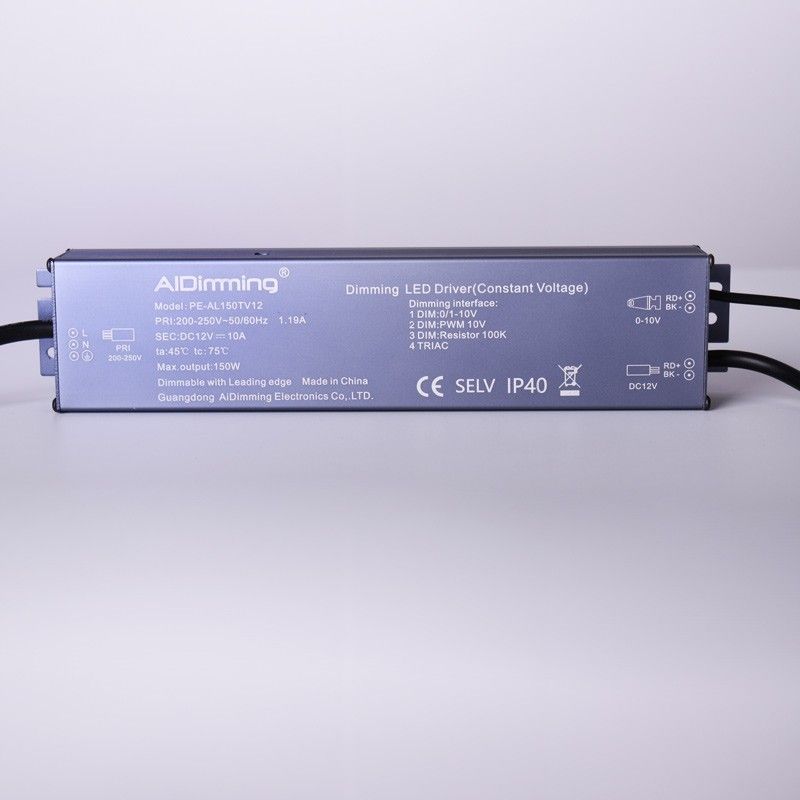 Fuente de alimentación LED regulable TRIAC/0-10V 200-250V - Salida 12V - 10A - 120W