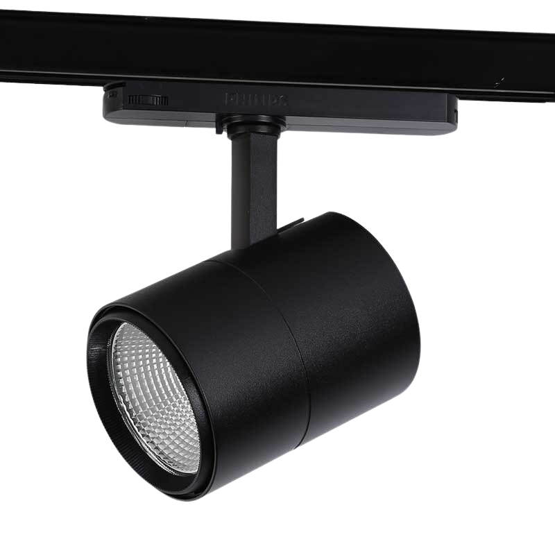 Spot LED pour rail triphasé 30W pour fruits et légumes noir