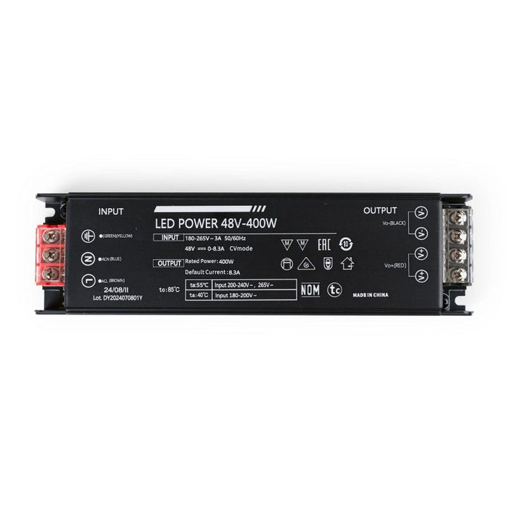 Alimentation 400W 48V - 8.3A - Haute efficacité - IP20