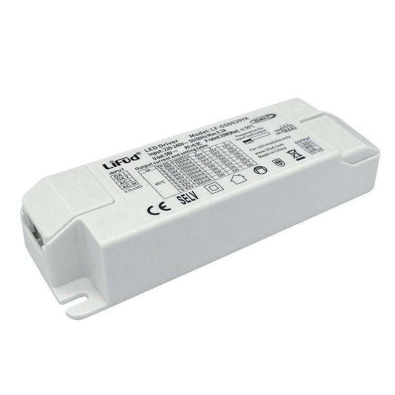 Controlador DALI multicorriente de 12 W y CCT de 100-350 mA y regulable