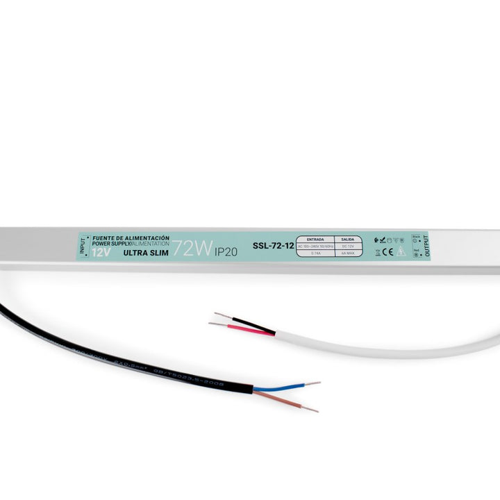 Alimentation LED extra plate 12V - 72W - IP20