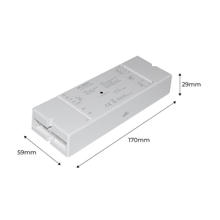 Receptor RF con regulador RGB de 230 V CA (3 canales, 1,2 A/canal) - SUNRICHER Perfect RF