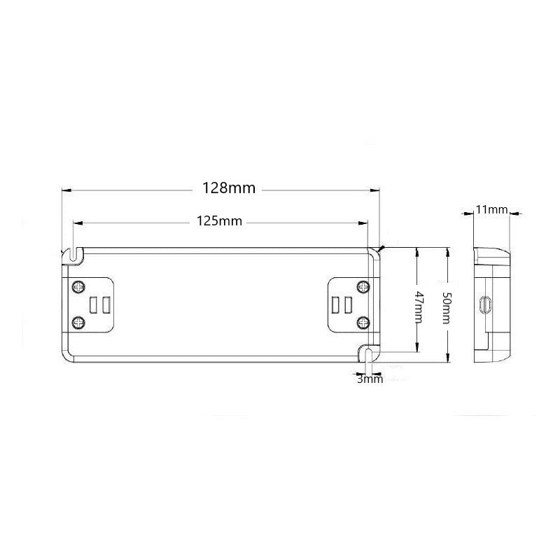 Fuente de alimentación ultradelgada de 30 W, 12 V CC y 2,5 A