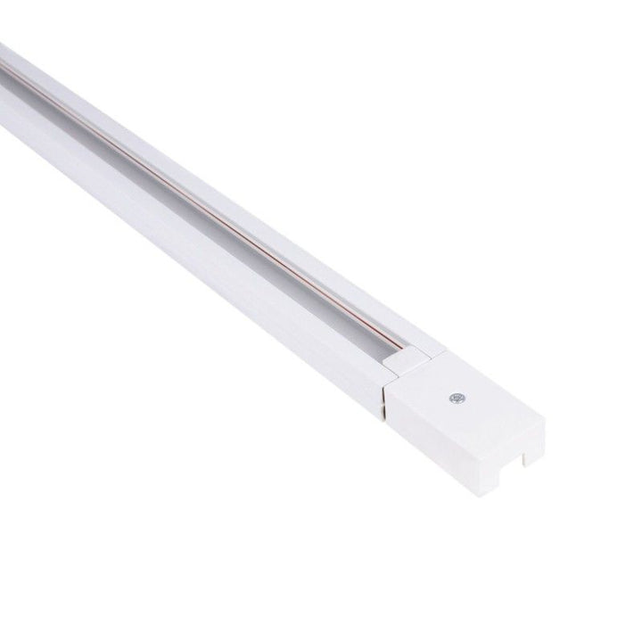 Carril monofásico de PVC para focos LED - Montaje en superficie - 2 metros