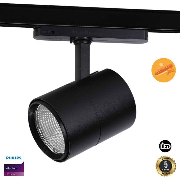 Spot LED triphasé de 30W spécialement conçu pour les boulangeries