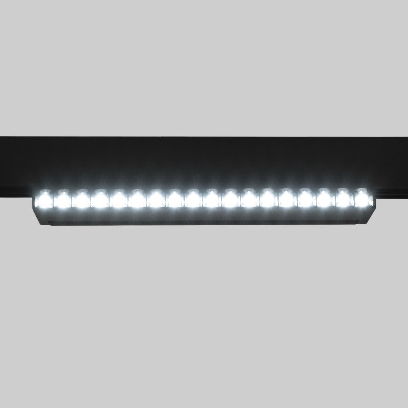 Spot LED CCT linéaire orientable sur rail magnétique 48V - 18W - Gradation DALI - UGR18