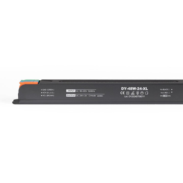 Alimentation Slim 48W 24V - 2A - Haute efficacité - IP20