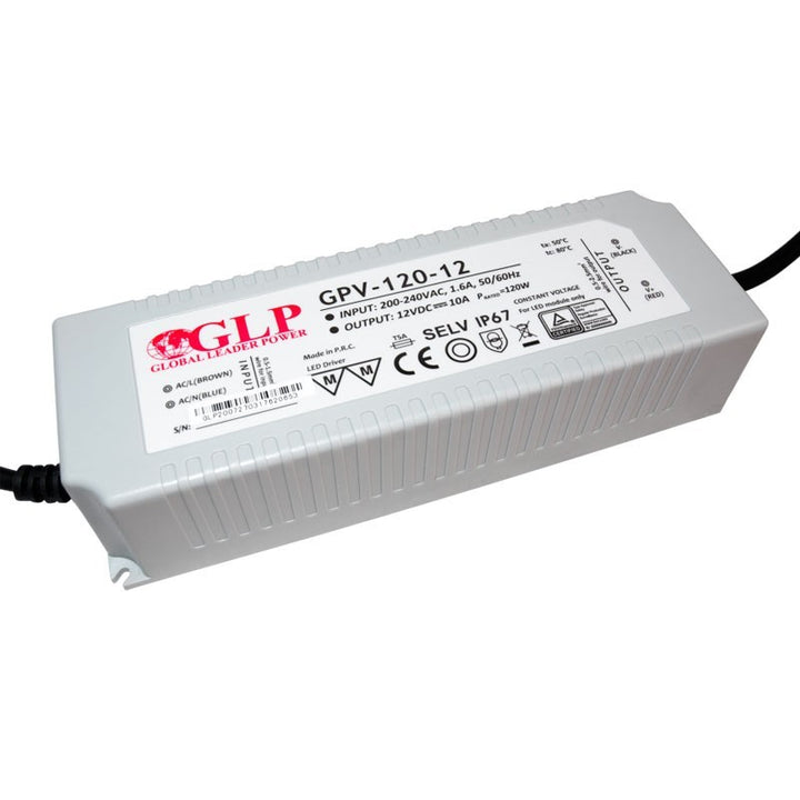 Fuente de alimentación LED impermeable 12V DC - 120W - IP67 - GLP