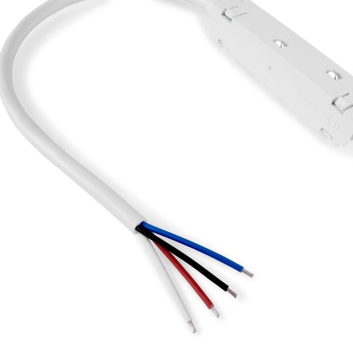 Conector de alimentación con cable para carril magnético - 48V